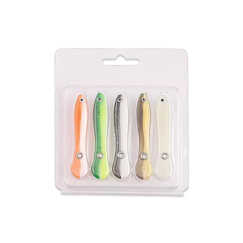 Nova Isca Soft Iscas De Plástico 10 Cm/6g Biônico Material De Pesca Ao Ar Livre Falsa