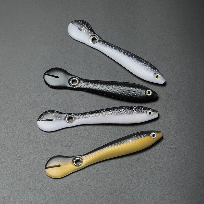 Nova Isca Soft Iscas De Plástico 10 Cm/6g Biônico Material De Pesca Ao Ar Livre Falsa