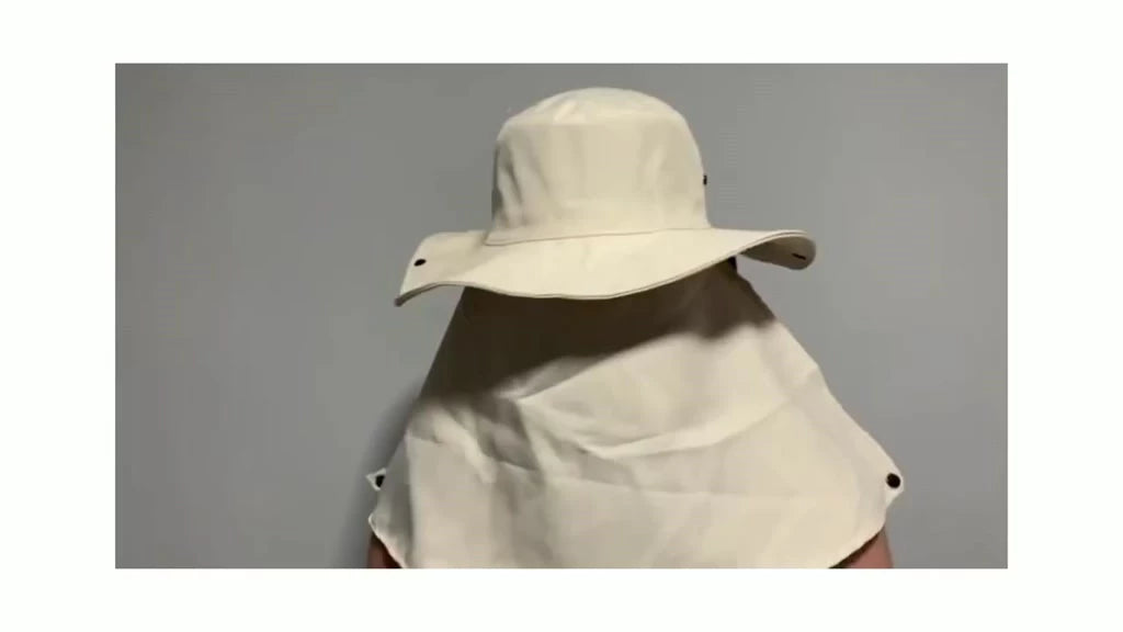 Chapéu Pescador Australiano Boné Pesca Proteção Pescoço Sol Chapéu Pescador Camping Australiano Proteção Nuca Pescoço