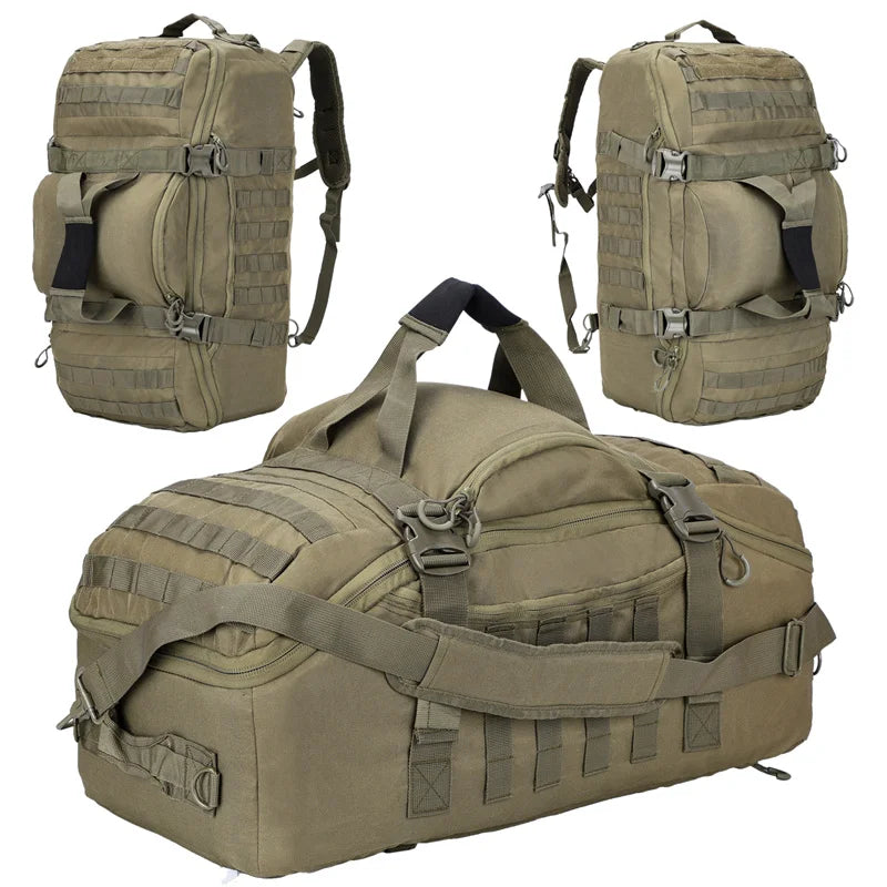30l 45l 80l grande duffle saco tático mochila sacos de acampamento ao ar livre molle mochilas masculinas saco de viagem para caminhadas