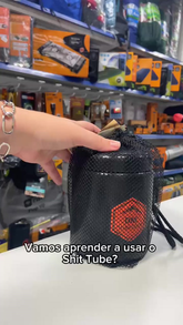 Shit Tube Pote 1l Coletor Porta Dejeto Camping Trilha