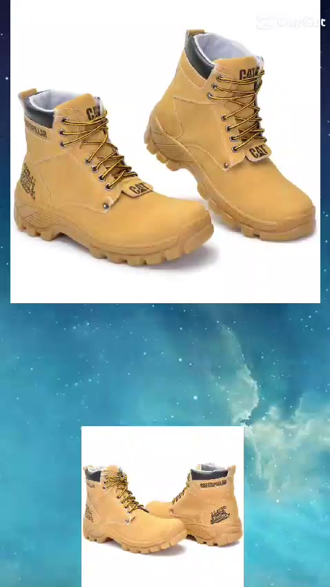 Bota Coturno Cat Catepilla Butina Adiventro Casual Couro Ecológico