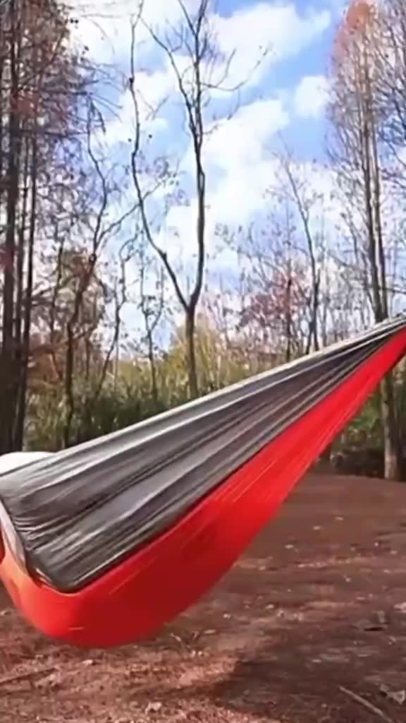 Rede De Dormir Casal 300kg Lazer Camping Selva Nylon 210t Rede Descanso