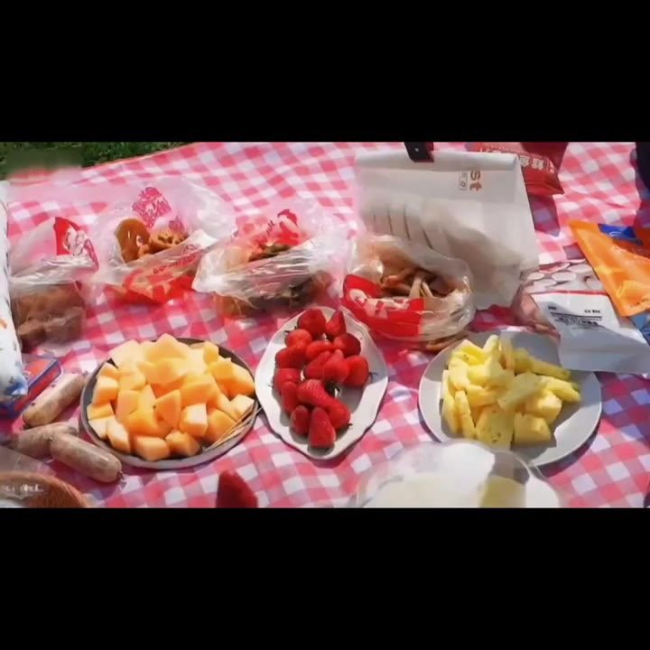 Tapete Piquenique Portátil Dobrável 200X200cm Impermeavel À Prova De Umidade Prático Fácil Transporte Para Praia Camping