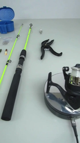 Kit Pesca Completo Profissional Bolsa Vara Molinete Anzol Isca Estojo