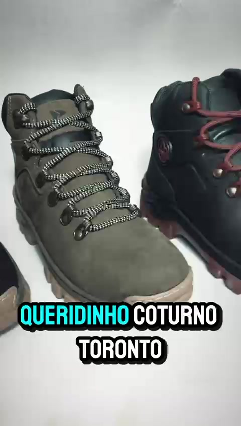 Bota Masculina Lançamento TOP Coturno Via Livre- N6 Com C.A