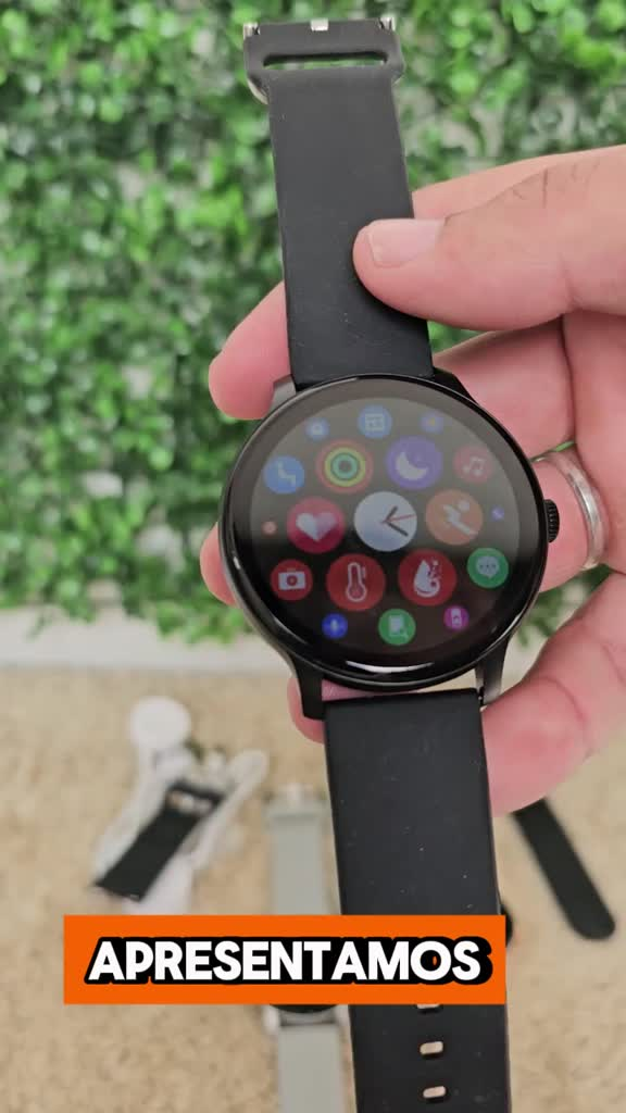 Relógio Smartwatch Inteligente Resistente a Água Com 2 Pulseiras