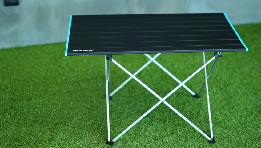 Mesa Dobrável Ultraleve para Uso Externo Alumínio Camping Piquenique Bask