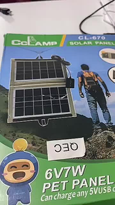 Painel Solar Portatil 7.2W/6V 29x20 Dobravel Carregador Energia Fotovoltaica Para Celular SmartPhone