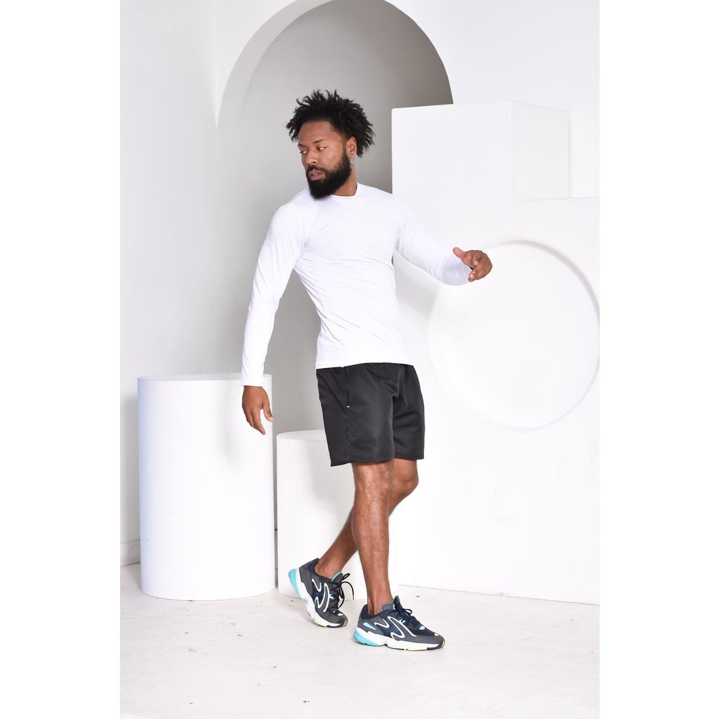 Camisa Camiseta Proteção Uv 50+ Solar Unissex Segunda Pele Frio e Calor Térmica Com Compressao