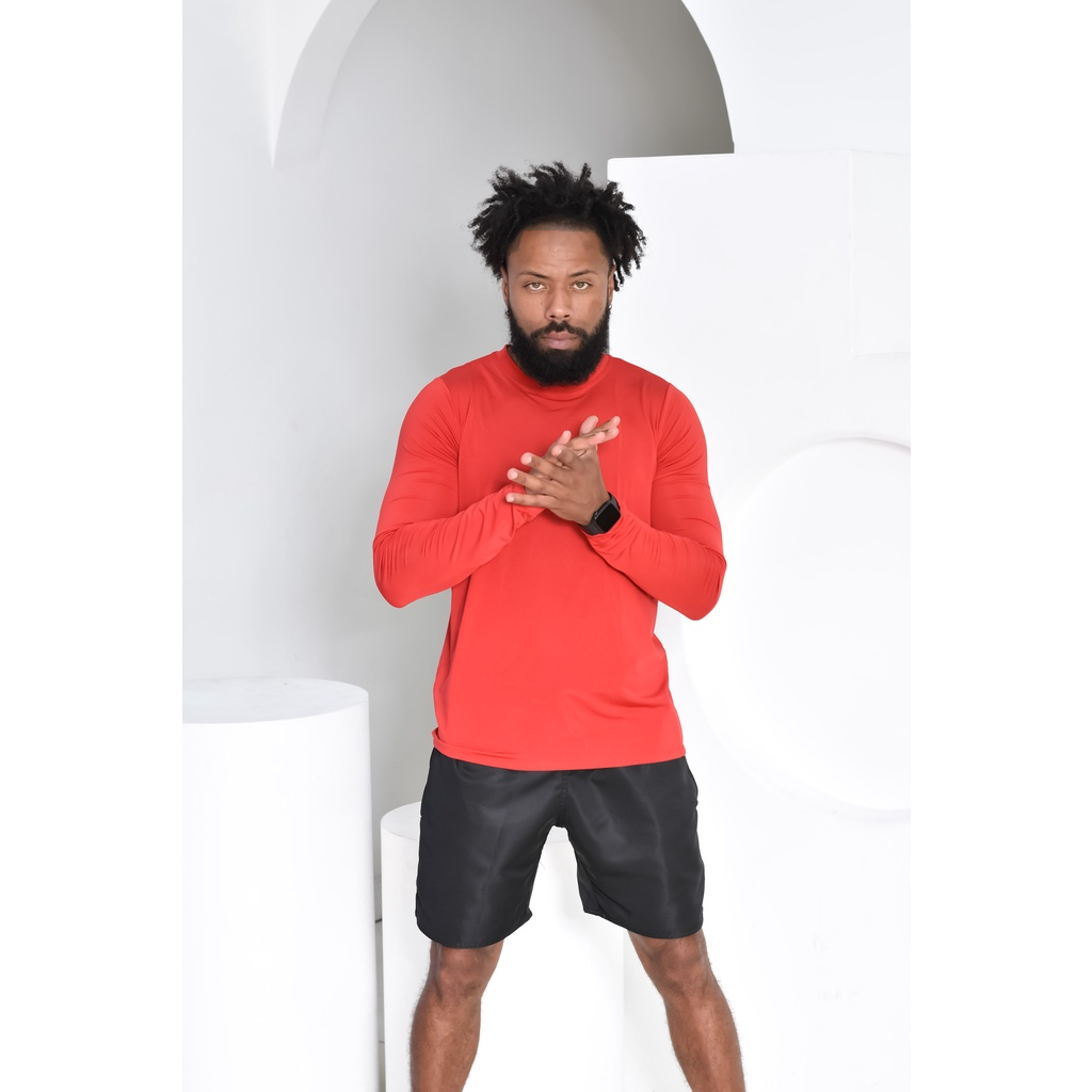 Camisa Camiseta Proteção Uv 50+ Solar Unissex Segunda Pele Frio e Calor Térmica Com Compressao