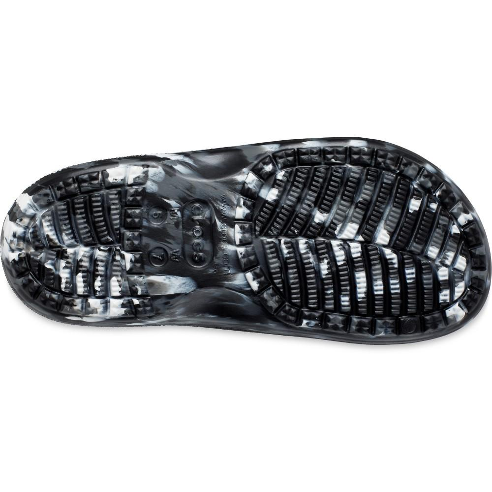 Sandália crocs baya marbled sandal black/multi