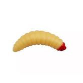 KIT COM ISCAS ARTIFICIAL BICHO DA LARANJA + ANZOL PARA TILÁPIA PARA PESCA