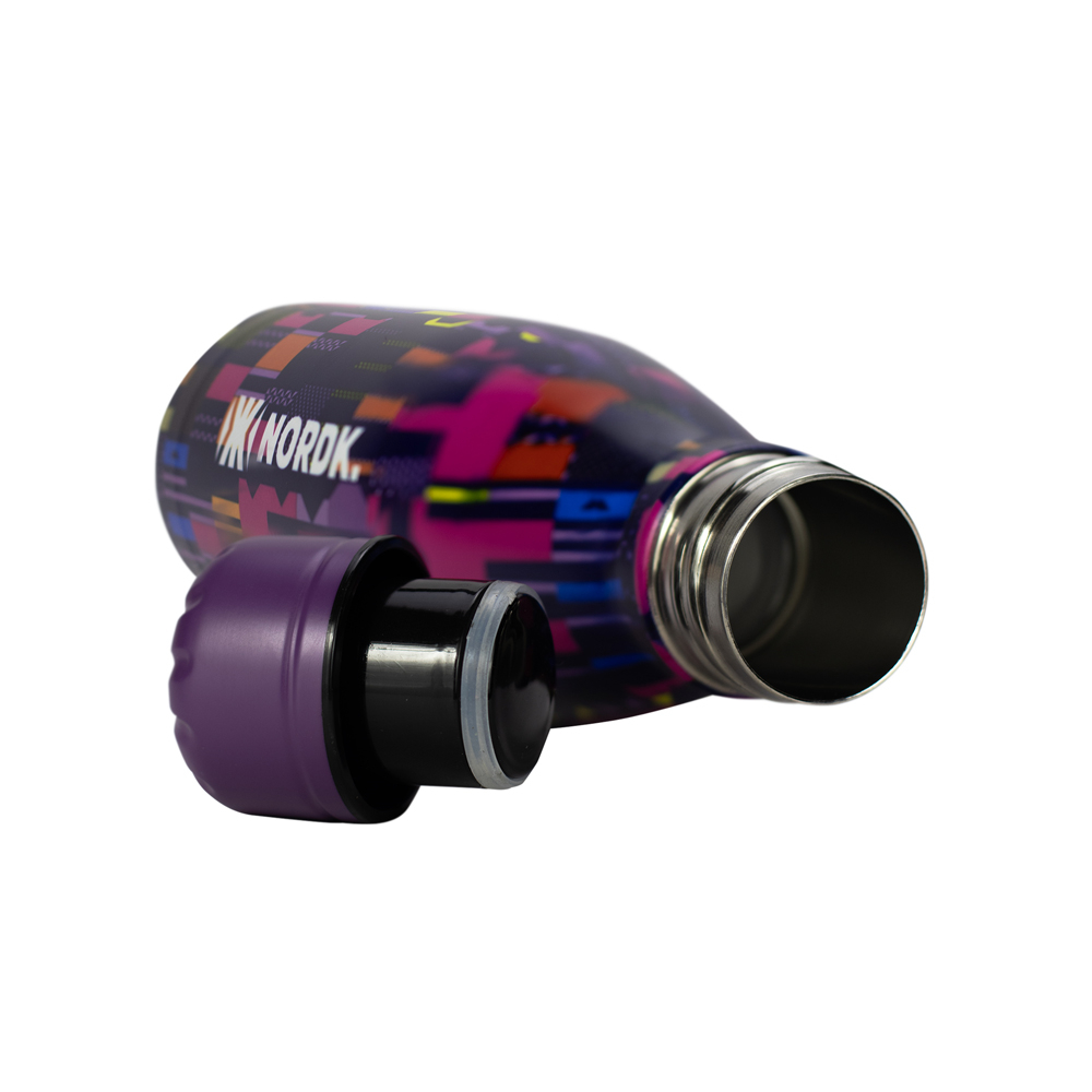 Garrafa Térmica Nordk Purple is The New Black Aço Inoxidável 500ml