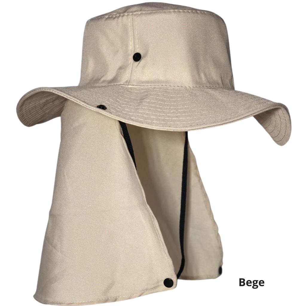 Chapéu Pescador Australiano Boné Pesca Proteção Pescoço Sol Chapéu Pescador Camping Australiano Proteção Nuca Pescoço