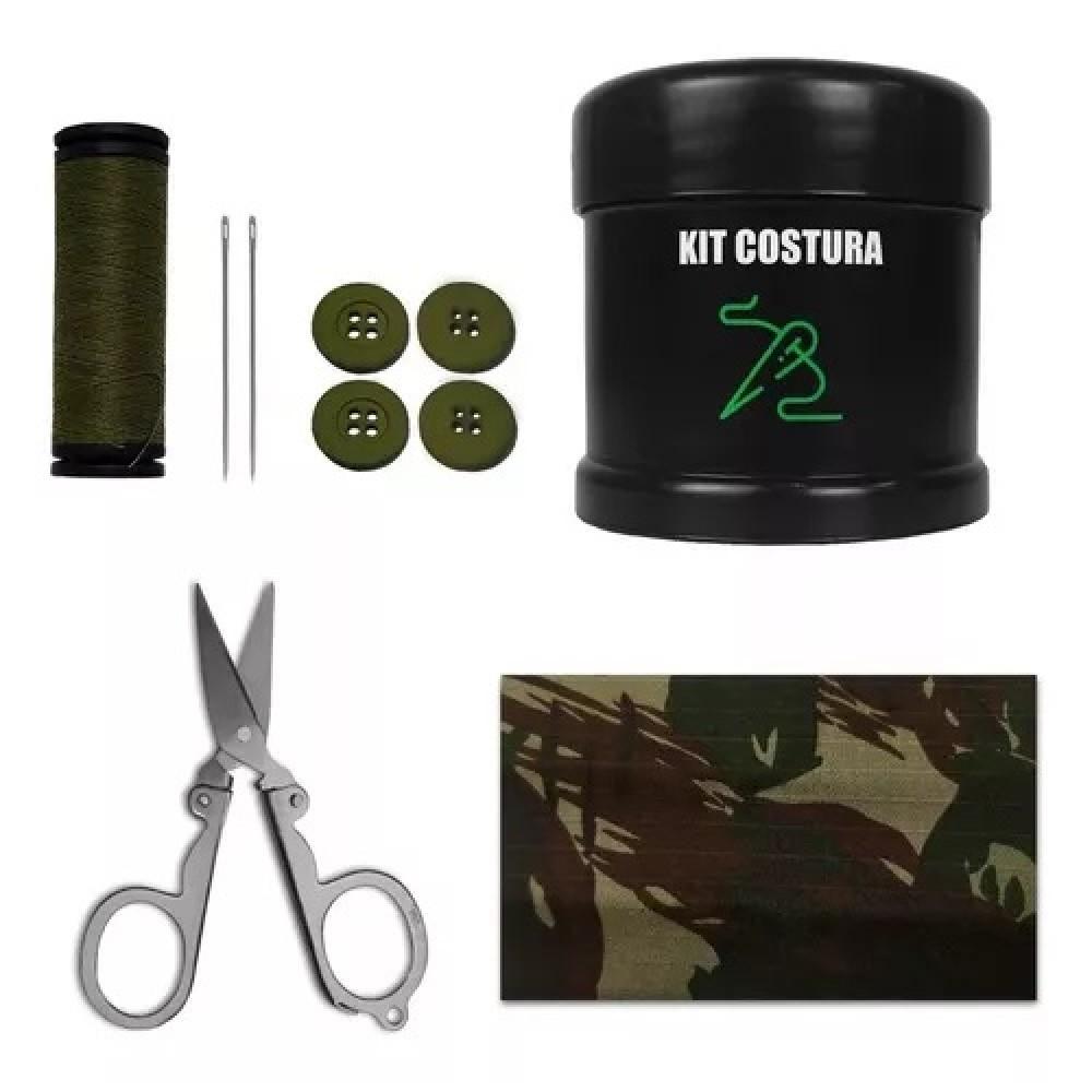 Kit De Campo Sobrevivência Militar Selva Recruta