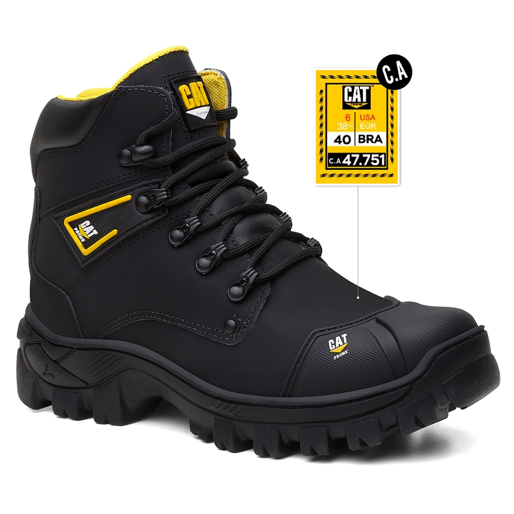 Bota Catpriime Biqueira Pvc Segurança Com C.a Envio Imediato