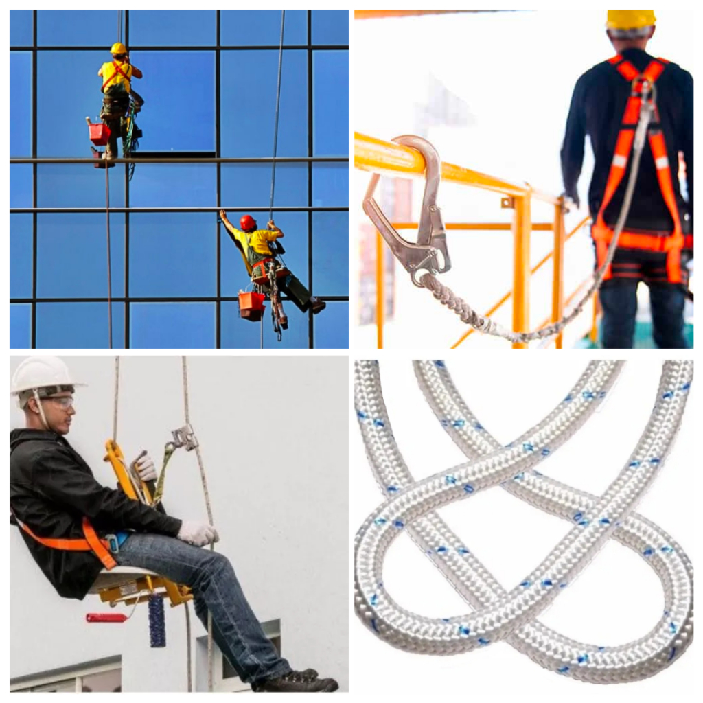 20m Corda 12mm Resistente Escaladas Rapel Montanhismo Treino Exército Tipo Bombeiro C/ Alma Trançada