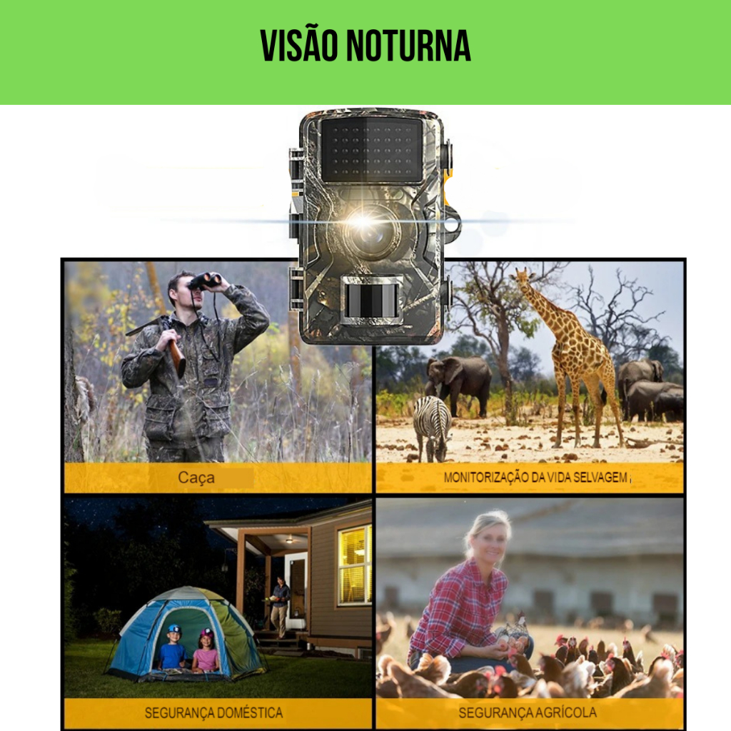 Câmera De Caça Visão Noturna, Observação, Hc801a A Melhor Envio Imediato