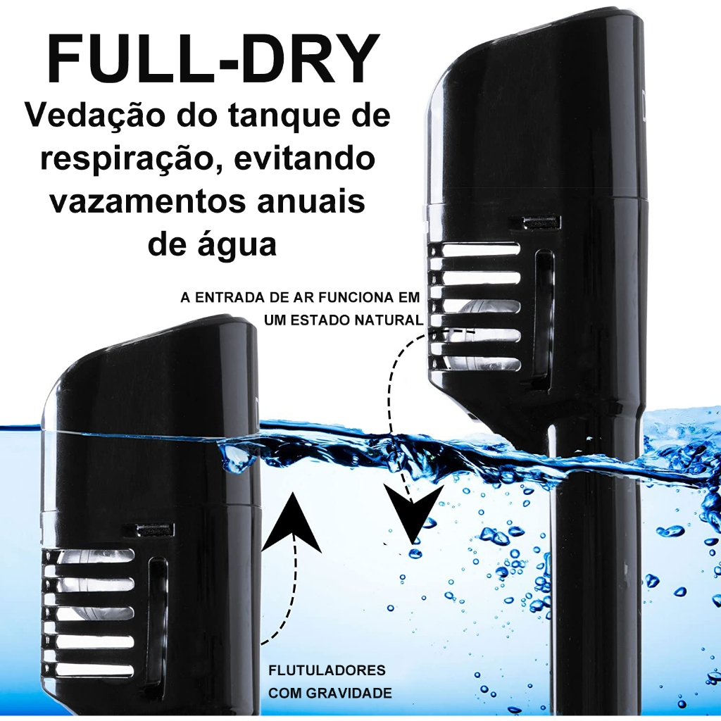 Máscara de Mergulho Snorkel Full Face Suporte Gopro Câmera