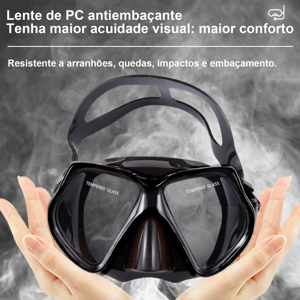 Snorkel E Oculos De Mergulho Kit Mergulho Kit Snoke Máscara De Mergulho