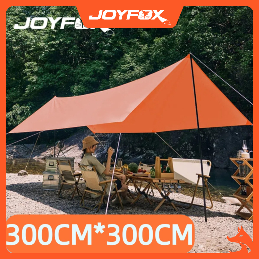 Tenda Gazebo Barraca Camping Portatil Tela Toldo 3 X 3 M JOYFOX tenda sanfonada 3x3