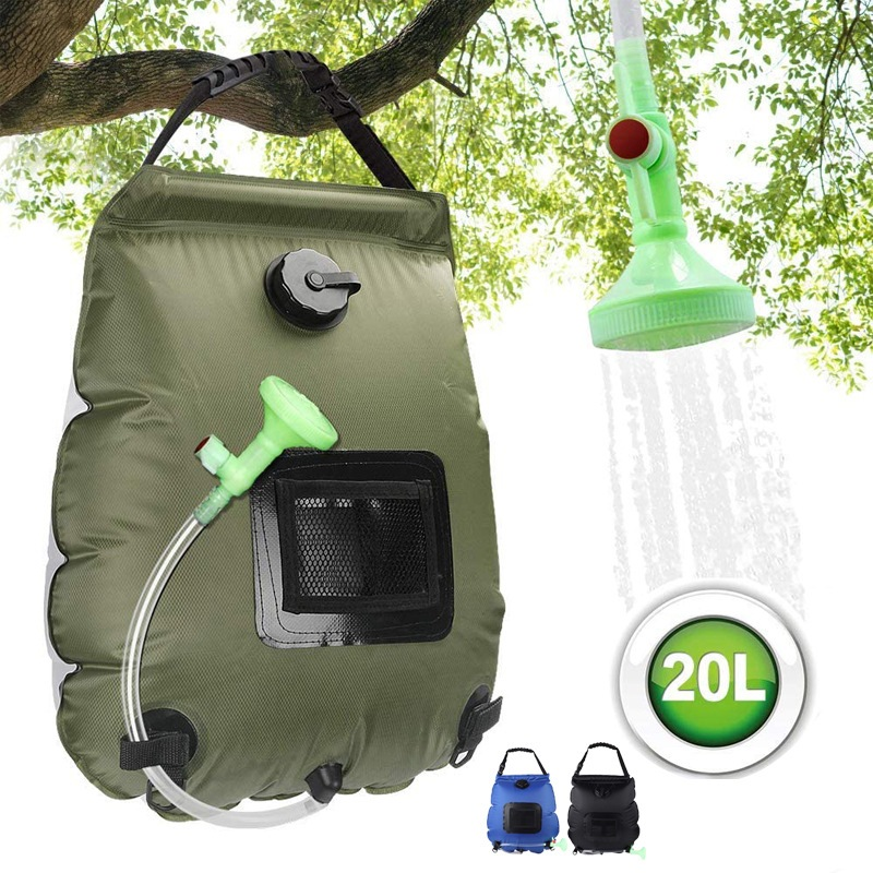 Mochila Impermeável Com Mini Chuveiro e Mangueirinha Snel Camping