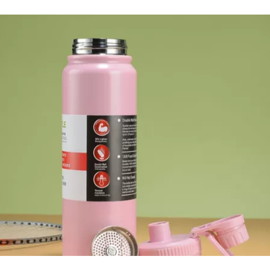 Garrafa Térmica 1000ml 800ml Garrafa Espacial Quente Frio Isolamento Térmico De Grande Capacidade