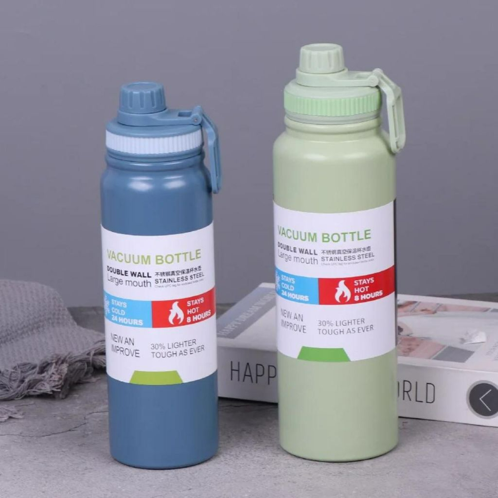 Garrafa Térmica 1000ml 800ml Garrafa Espacial Quente Frio Isolamento Térmico De Grande Capacidade