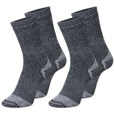 2X Pares Meia Coolmax Trekking Trilha Caminhada Coturno - Selene Ref 4025