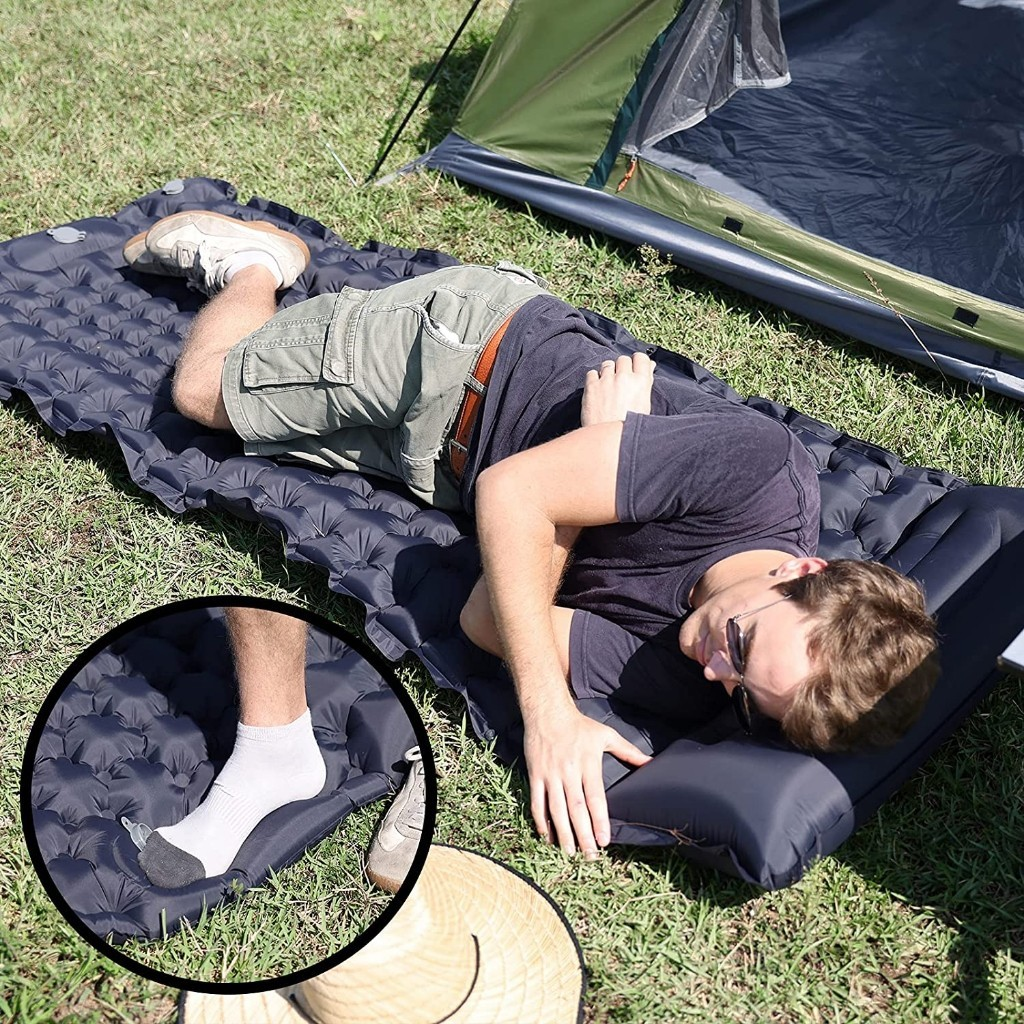 Colchão Inflável Almofada De Dormir Autoinflável Para Acampamento 190cm