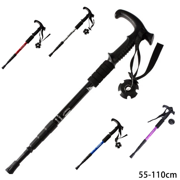 Bastão Caminhada Trekking Bengala Trilha Retrátil Alumínio