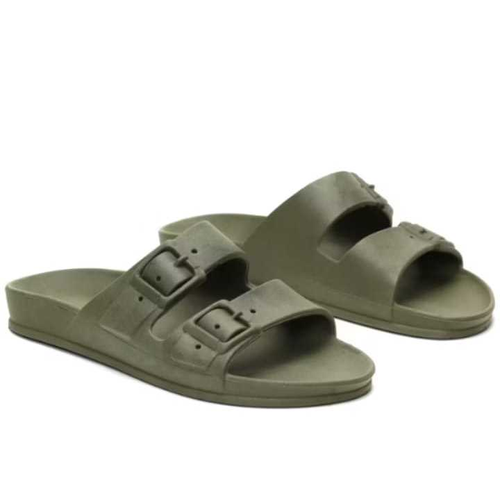 Sandalia Chinelo Birken Papete Baixo Slide Duas Fivelas Moderna Ortopédica Adulto Infantil