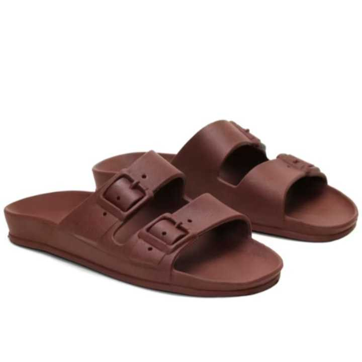 Sandalia Chinelo Birken Papete Baixo Slide Duas Fivelas Moderna Ortopédica Adulto Infantil