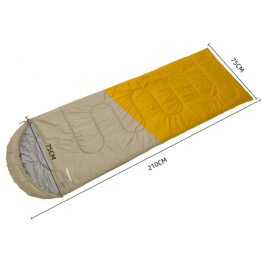Saco De Dormir Térmico Grande Solteiro Lavável À Máquina Ultralight Joyfox -1.5ºc À -3.5ºc Camping 1.5kg