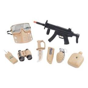 Kit Brinquedo Policial com Rifle e Acessórios para criança