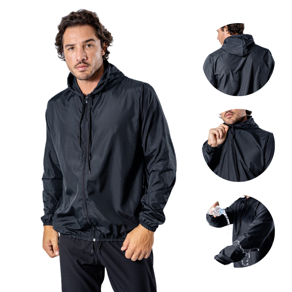 Kit 3 peças Jaqueta Corta Vento para Homem PREMIUM