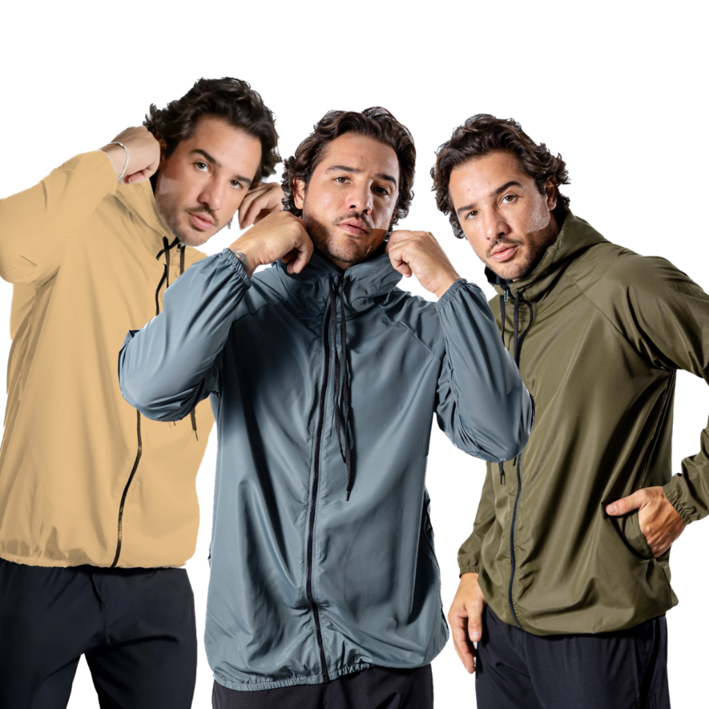 Kit 3 peças Jaqueta Corta Vento para Homem PREMIUM