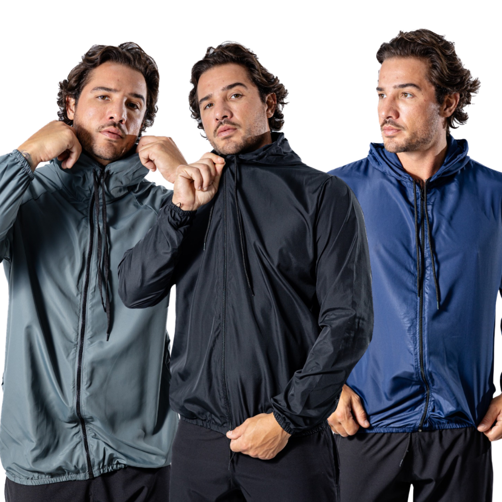 Kit 3 peças Jaqueta Corta Vento para Homem PREMIUM