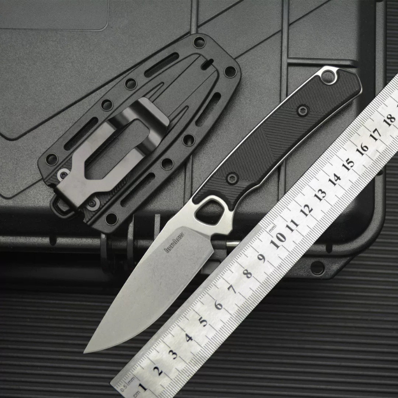 Faca Outdoor Full-Tang com Bainha - Ideal para Pesca e Camping