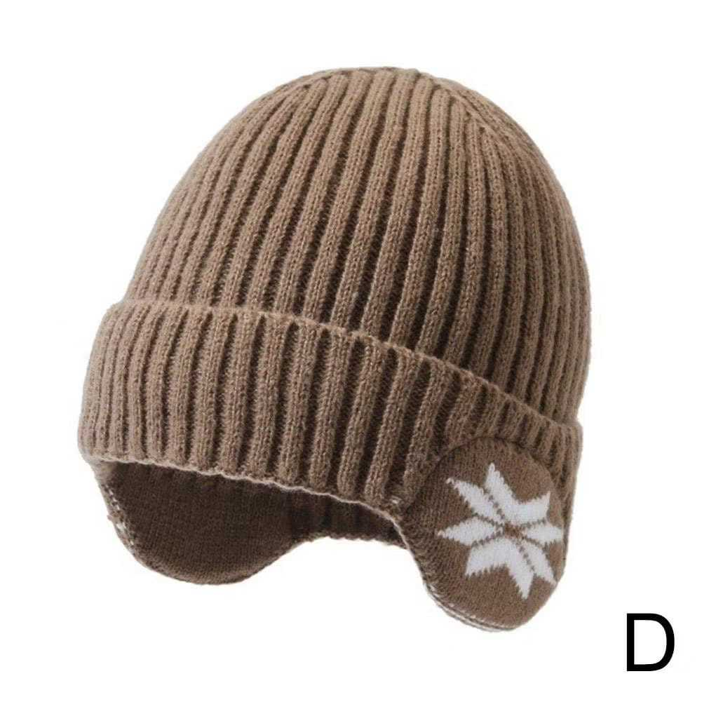 Touca Adultos Integrado Earmuffs Proteção De Ouvido Inverno À Prova De Vento Ao Ar Livre Earflap Grosso