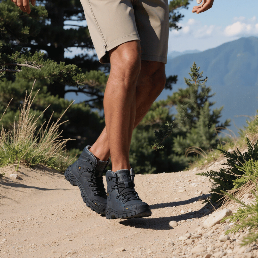 Bota Coturno Masculino Couro Segurança Militar VL045 Com C.A