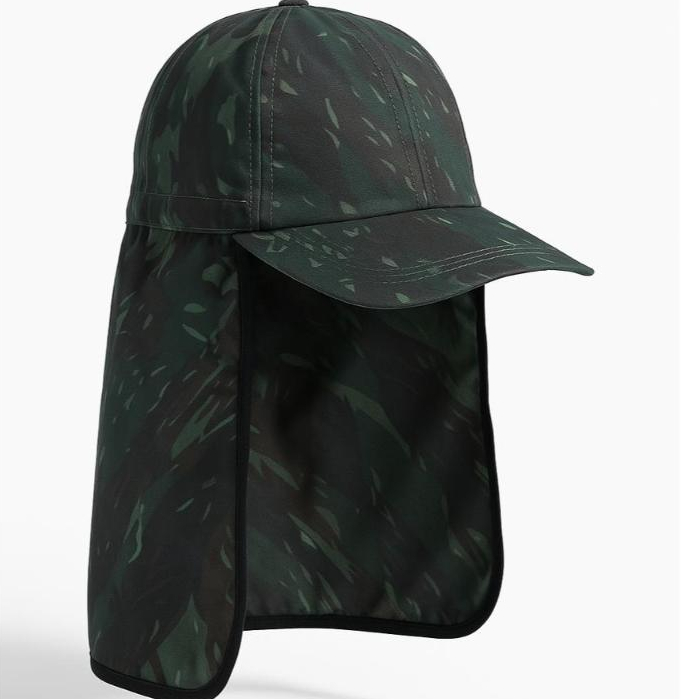 Bone Com Protetor De Nuca Proteção Solar Camuflado Para Pescador Camping Acampar