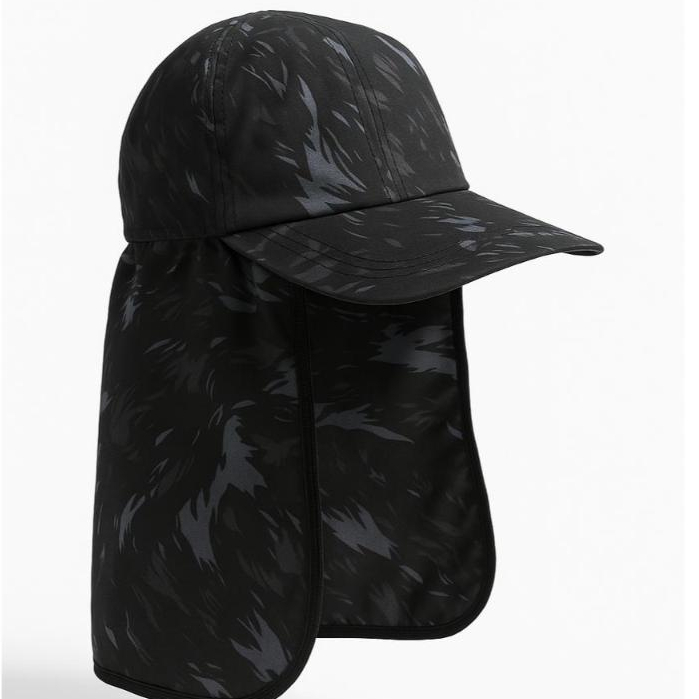 Bone Com Protetor De Nuca Proteção Solar Camuflado Para Pescador Camping Acampar