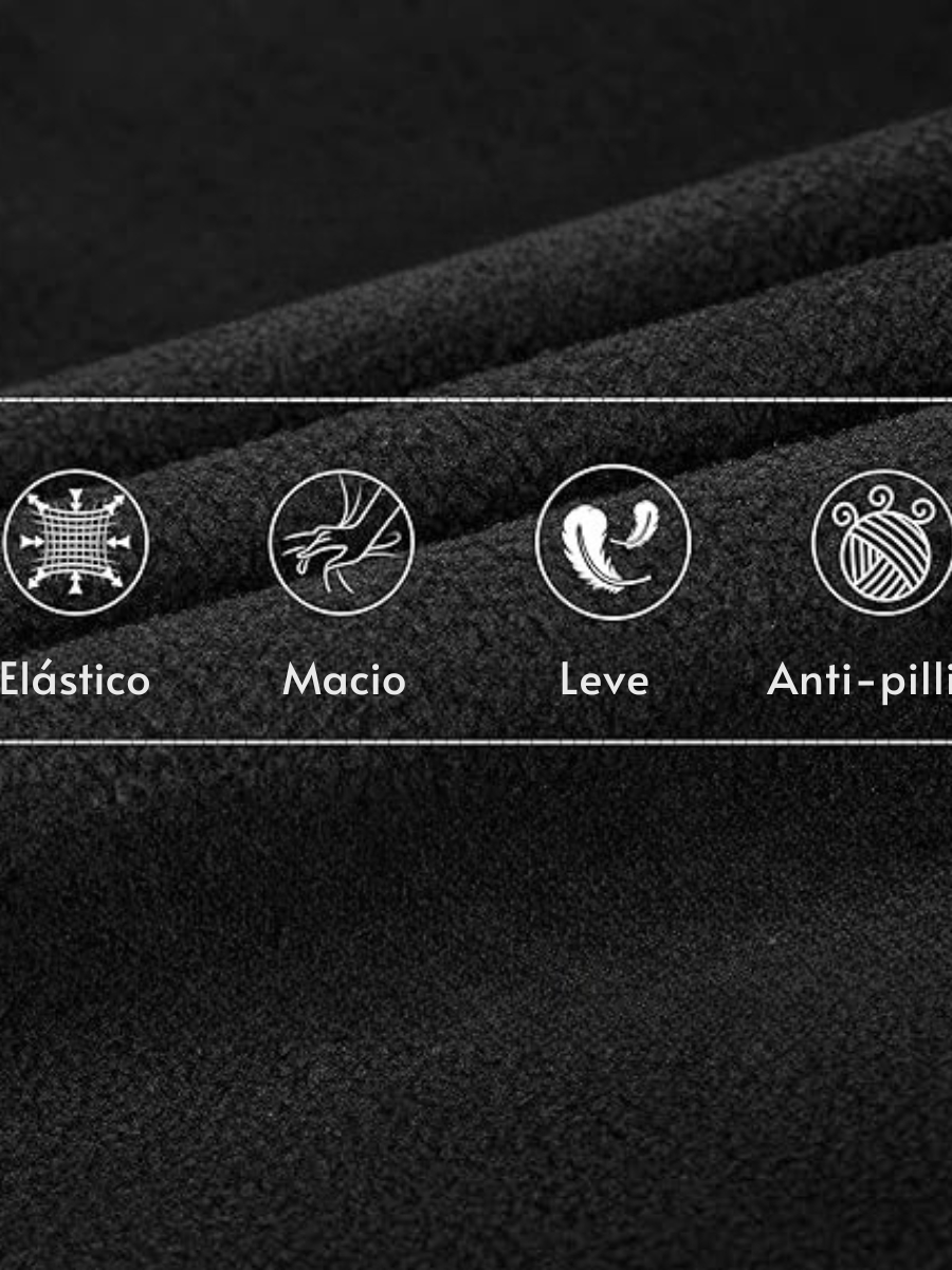 Jaqueta Blusa Soft Fleece Feminina Flanelado Gola Alta Inverno