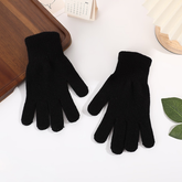 6 Pares Luva de lã peluda Grossa Feminina Masculino Adulto Unisexx Inverno Quente Sensível Mãos luva frio moto