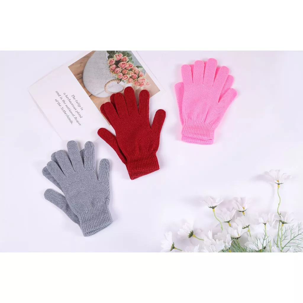 6 Pares Luva de lã peluda Grossa Feminina Masculino Adulto Unisexx Inverno Quente Sensível Mãos luva frio moto