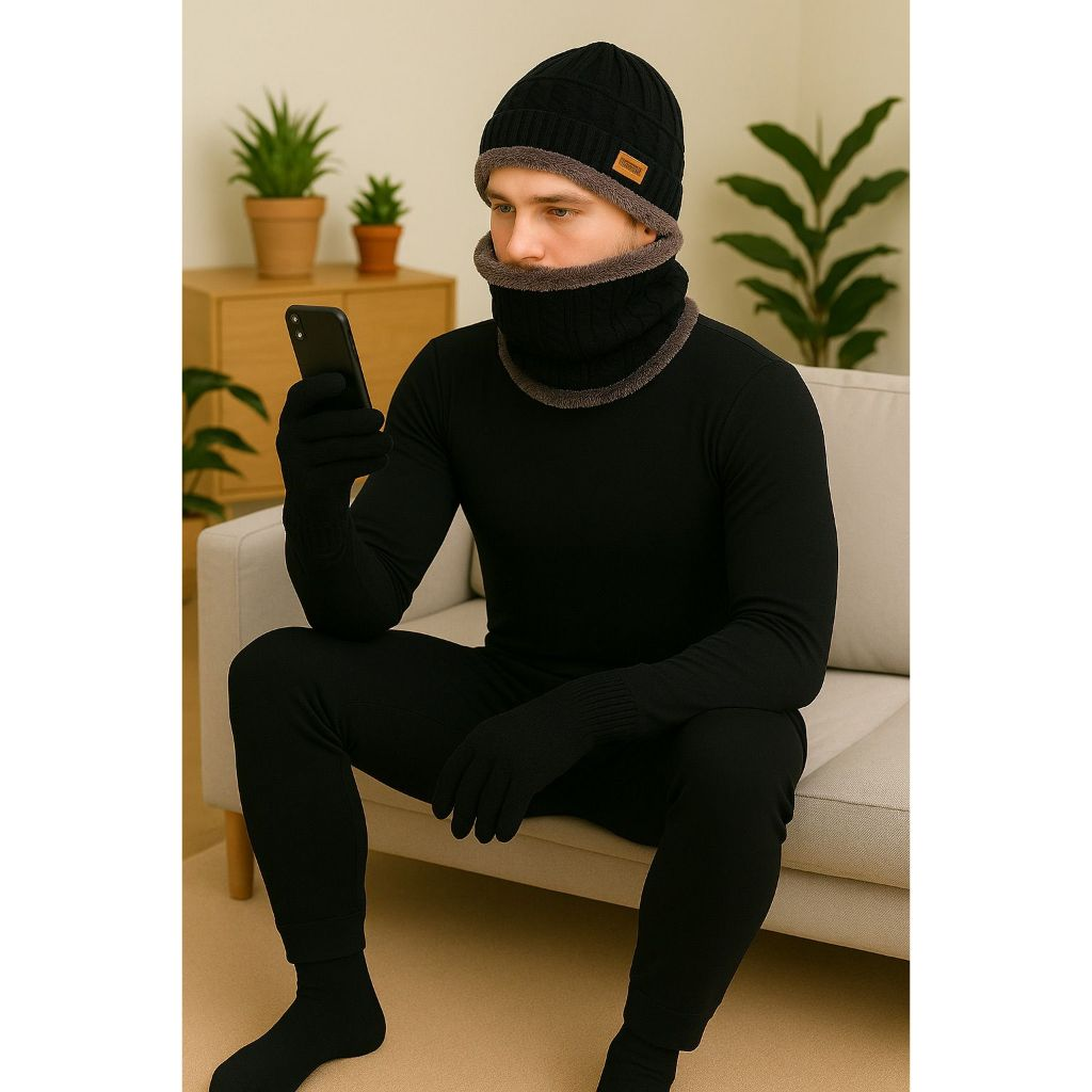 Kit Conjunto Térmico Frio Inverno Segunda pele Completo