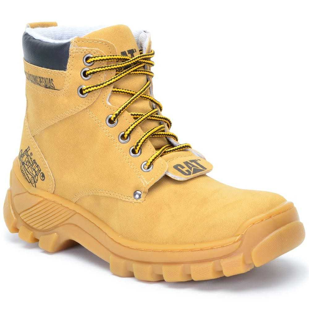 Bota Coturno Cat Catepilla Butina Adiventro Casual Couro Ecológico