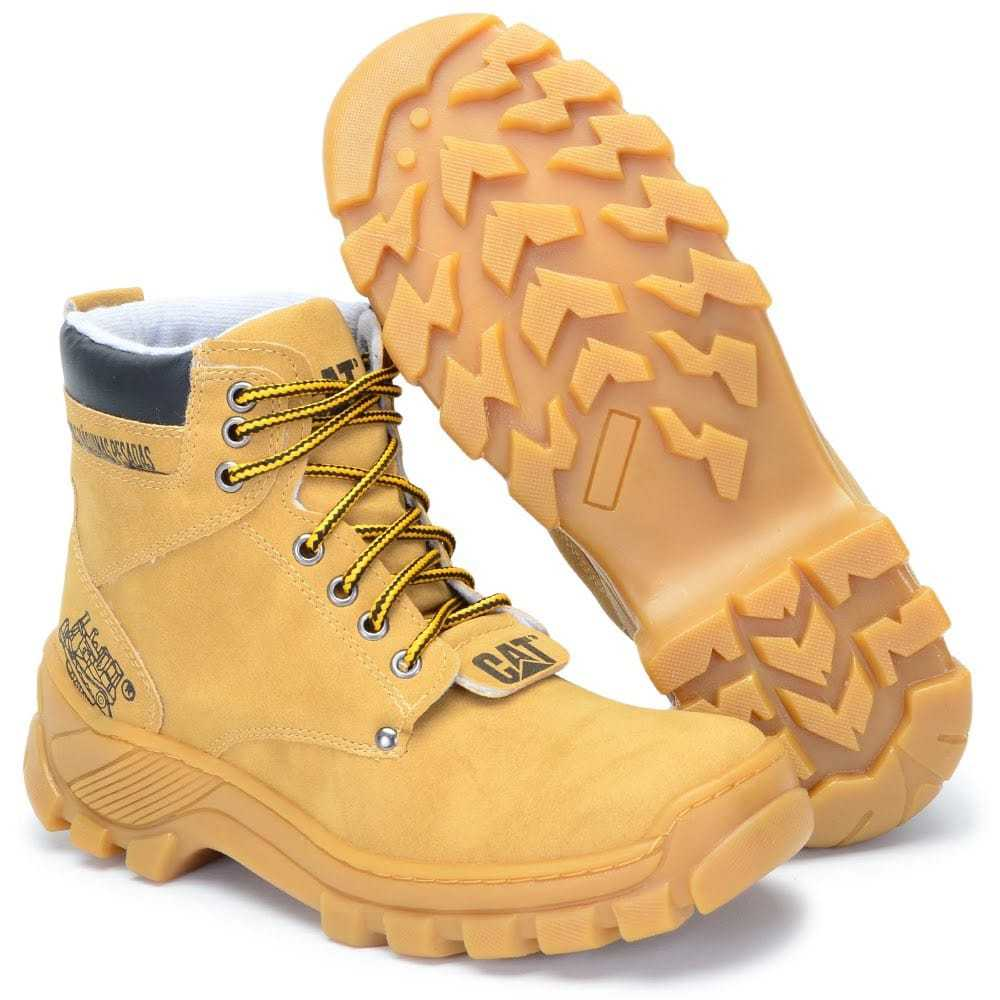 Bota Coturno Cat Catepilla Butina Adiventro Casual Couro Ecológico